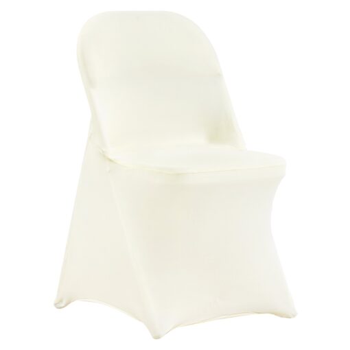 VEVOR 30PCS Ivory White Stretch Spandex Chair Covers