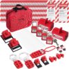 VEVOR 47 Piece Electrical Lockout Tagout Kit with Padlocks
