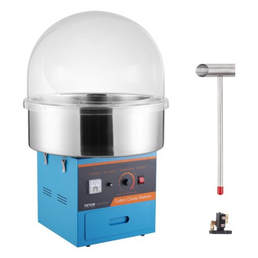 VEVOR Commercial Electric Cotton Candy Machine with Cover