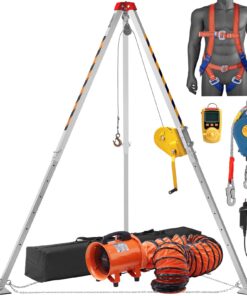VEVOR Confined Space Rescue Tripod Kit with 1180 kg Winch