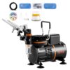 VEVOR Professional Airbrush Kit with Dual Fan Compressor