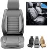 VEVOR Universal Faux Leather Car Seat Covers   Set of 2