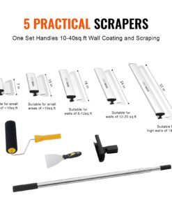 18/25/35/40/60 cm (7/10/14/16/24 in) Blades + 86 - 207 cm (34 - 81.6 in) Extension Pole