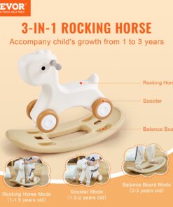 Multifunctional Ride-On Toy with Detachable Balance Board & Wheels