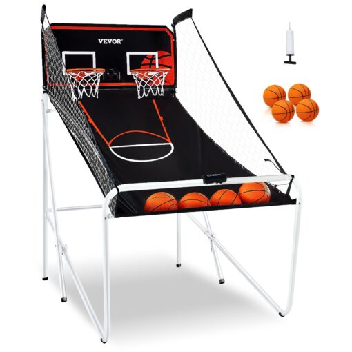 VEVOR Foldable Indoor 2 Player Basketball Arcade Game with 4 Balls