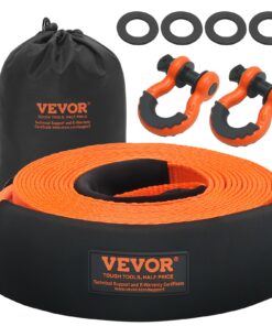 VEVOR Heavy Duty Tow Strap Recovery Kit 8.5 cm x 9.1 m (MBS-16