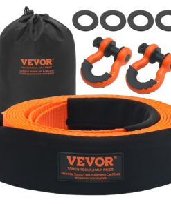 VEVOR Heavy Duty Tow Strap Recovery Kit