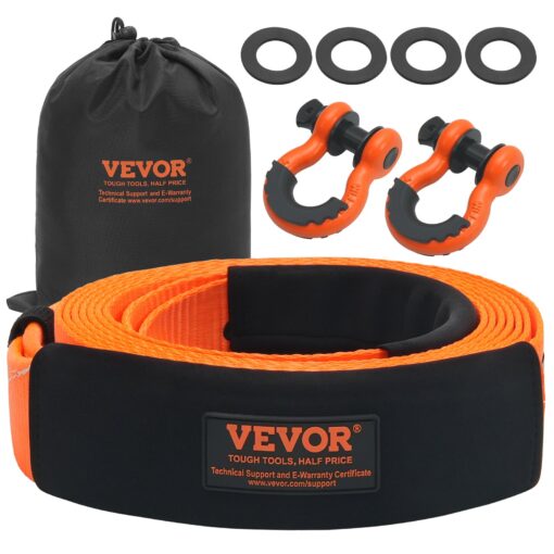 VEVOR Heavy Duty Tow Strap Recovery Kit