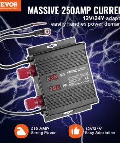 12V/24V Voltage Sensitive Relay with LCD Displays - Compact