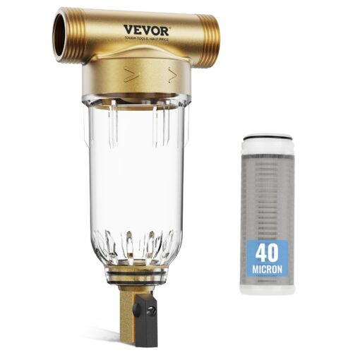 VEVOR 40 Micron Whole House Sediment Filter for Well Water