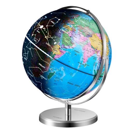 VEVOR Illuminated Educational World Globe with Stand