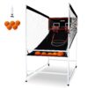 Аркадная игра VEVOR Indoor Double Shot Basketball Arcade с Железной Клеткой
