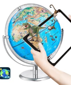 VEVOR 254 mm (10 in) Interactive Educational Globe for Kids with AR App