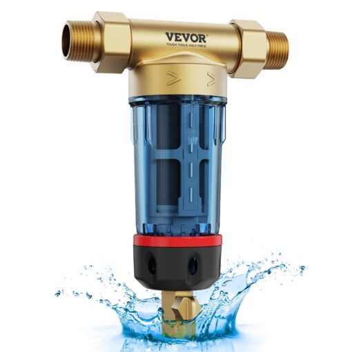 VEVOR 40 Micron Spin Down Sediment Filter for Whole House