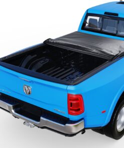 VEVOR Roll-Up Tonneau Cover for Dodge Ram (2002-2024 Models) - Soft PVC