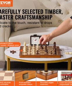 38 cm (15 inch) 2-in-1 Folding Portable Board Game with Weighted Pieces