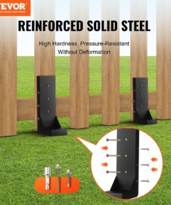 4 Pack - Fits 3.5 x 3.5 Inch (8.9 x 8.9 cm) Wood Posts