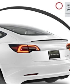 VEVOR 1200 mm (47.2 inch) Matte Black ABS Car Spoiler for Tesla Model Y