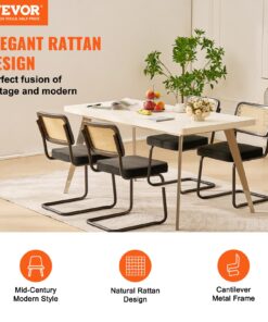 Современные Акцентные Стулья середины века, обитые бархатом, со спинкой из ротанга