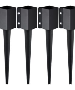 Металлический Столб Забора VEVOR Анкерный Заземляющий Шип 4 Шт.