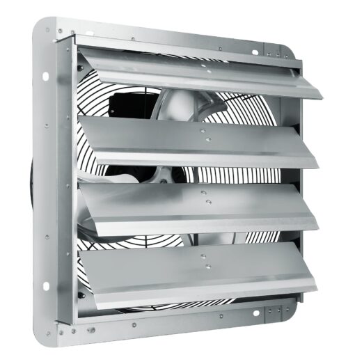 VEVOR Metal Shutter Exhaust Fan 406 mm 16 inch Wall Mounted