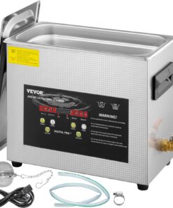 VEVOR 6L (1.6 Gallon) Digital Ultrasonic Cleaner with Heater and Timer