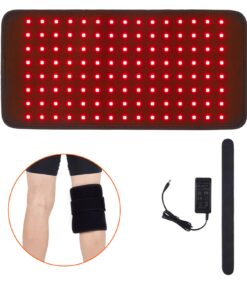 VEVOR Red Light Therapy Mat 120 LED Dual Wavelengths 41 x 20 cm (16.1 x 7.9 in) for Body Pain Relief and Skin Rejuvenation