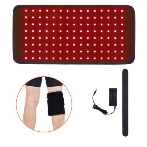 VEVOR Red Light Therapy Mat 120 LED Dual Wavelengths 41 x 20 cm 161 x 79 in for Body Pain Relief and Skin Rejuvenation