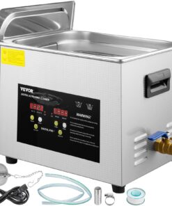 Цифровой Ультразвуковой Очиститель VEVOR 15L с нагревателем и Таймером