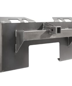 VEVOR Universal Skid Steer Attachment Plate with Quick Attachment and 5.8 cm (2.28 inches) Receiver