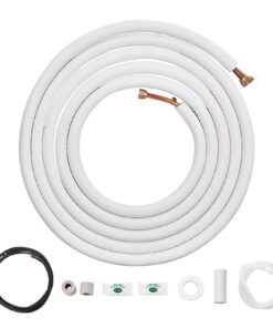 VEVOR 25ft (7.6m) Mini Split Copper Line Set for 12000-18000 BTU Air Conditioners