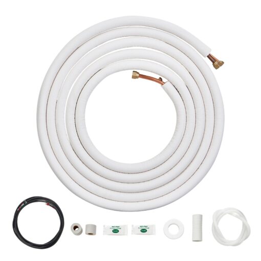 VEVOR 25ft 76m Mini Split Copper Line Set for 12000 18000 BTU Air Conditioners