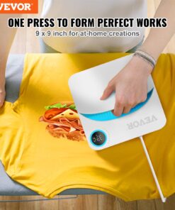 23 x 23 cm (9 x 9 in) Easy Sublimation Transfer Machine for DIY T-shirts and More
