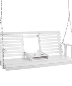 VEVOR 170 cm (67”) Wooden Porch Swing Bench with Galvanized Steel Chains