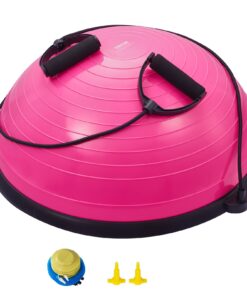 VEVOR 58 cm (23 inch) Half Balance Trainer with Resistance Bands for Full-Body Workouts