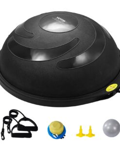 VEVOR 66 cm (26 inch) Half Balance Trainer with Elastic Resistance Bands
