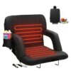 VEVOR Portable Heated Stadium Seat with 6 Position Reclining Backrest