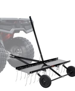 VEVOR Tow-Behind Lawn Dethatcher Rake for ATV or Mower
