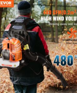 480 CFM (13.6 m³/min) Air Volume