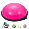 VEVOR 66 cm 26 Half Yoga Balance Trainer with Resistance Bands and Anti Burst PVC