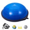 VEVOR 66 cm 26 inch Half Yoga Balance Ball Trainer with Resistance Bands