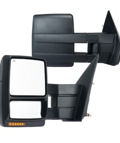 VEVOR Heated Foldable Tow Mirrors with Signal Light for 2004-2014 Ford F150