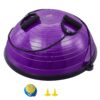 VEVOR 58 cm 23 Yoga Balance Trainer with Resistance Bands   Half Exercise Ball for Full Body Workouts