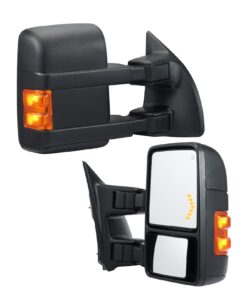 VEVOR Power Heated Towing Mirrors with Turn Signal Lights for 2008-2016 Ford F250/F350/F450/F550