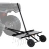 VEVOR 40 1016 cm Tow Behind Lawn Dethatcher Rake for ATV or Mower with 20 Steel Tines