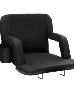 VEVOR 56 cm (22 Inch) Wide Portable Reclining Stadium Seat with Back Support and Adjustable Backrest