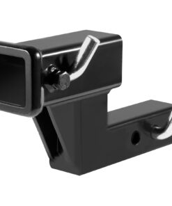 VEVOR Heavy Duty Trailer Hitch Riser Tow Adapter Extender for 2" Receiver with 10 cm (4") Rise/Drop and 6
