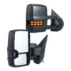 VEVOR Heated Power Tow Mirrors with Lights for Chevrolet Silverado 2007 2014GMCCadillac   Adjustable