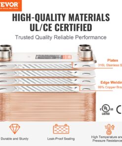 5x12" (12,7x30,48 см) Паяная нержавеющая сталь 316L