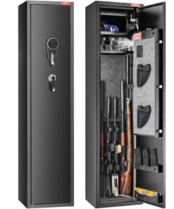 VEVOR Digital Gun Safe with 5-Rifle Storage